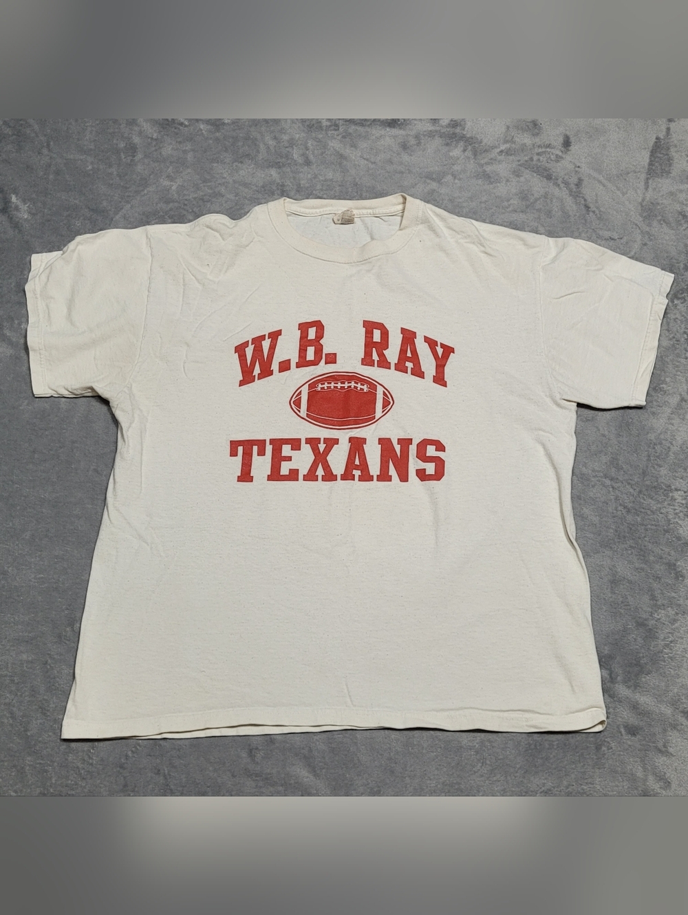 Vintage 90s Jerzees W.B. Ray HS Fighting Texans Corpus Christi, Tx